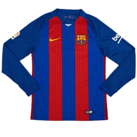Mens FC Barcelona 2016 Authentic Dri-Fit Jersey | Size: Small, Color: Blue/Red - Picture 1 of 12